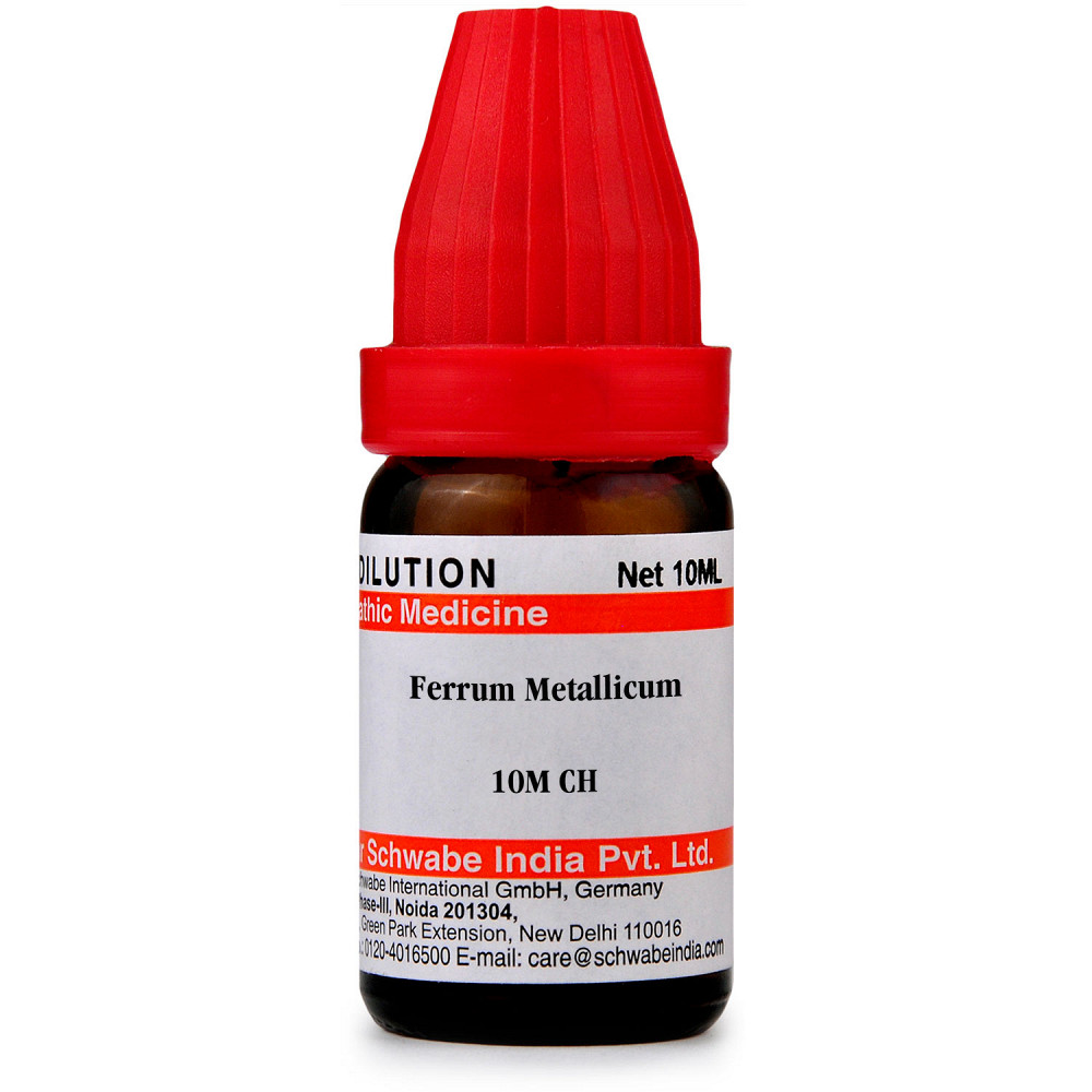 Willmar Schwabe India Ferrum Metallicum 10M CH 10ml Willmar Schwabe India Ferrum Metallicum 10M CH 10ml