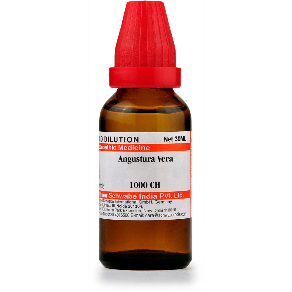 Willmar Schwabe India Angustura Vera 1M 1000 CH 30ml Willmar Schwabe India Angustura Vera 1M 1000 CH 30ml