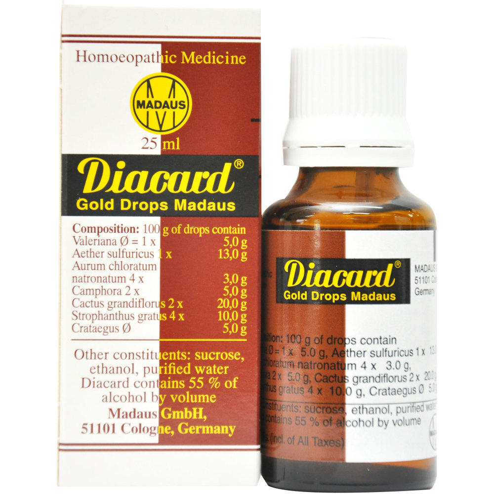 Madaus Diacard Gold Drops 25ml Madaus Diacard Gold Drops 25ml
