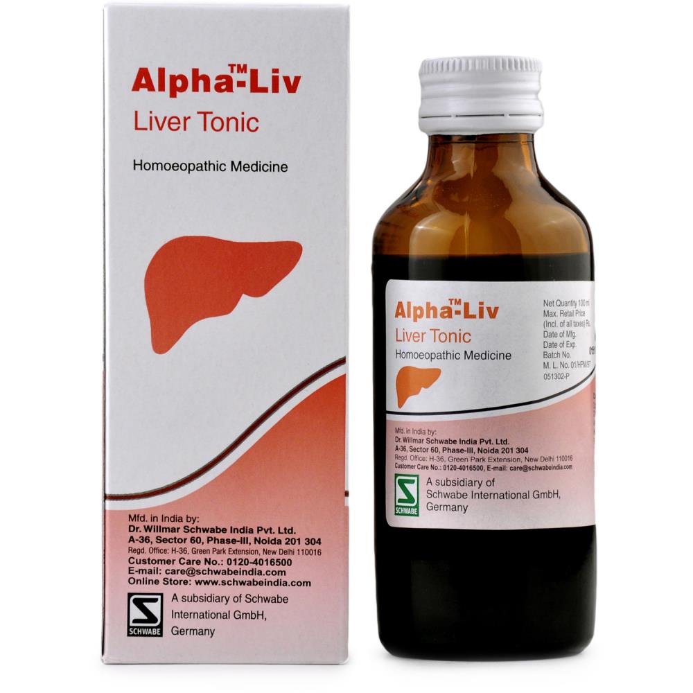 Willmar Schwabe India Alpha Liv Liver Tonic 100ml Willmar Schwabe India Alpha Liv Liver Tonic 100ml