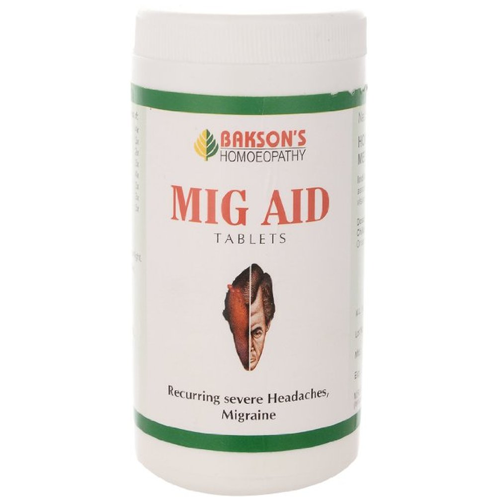 Bakson Mig Aid Tablets 200tab Bakson Mig Aid Tablets 200tab