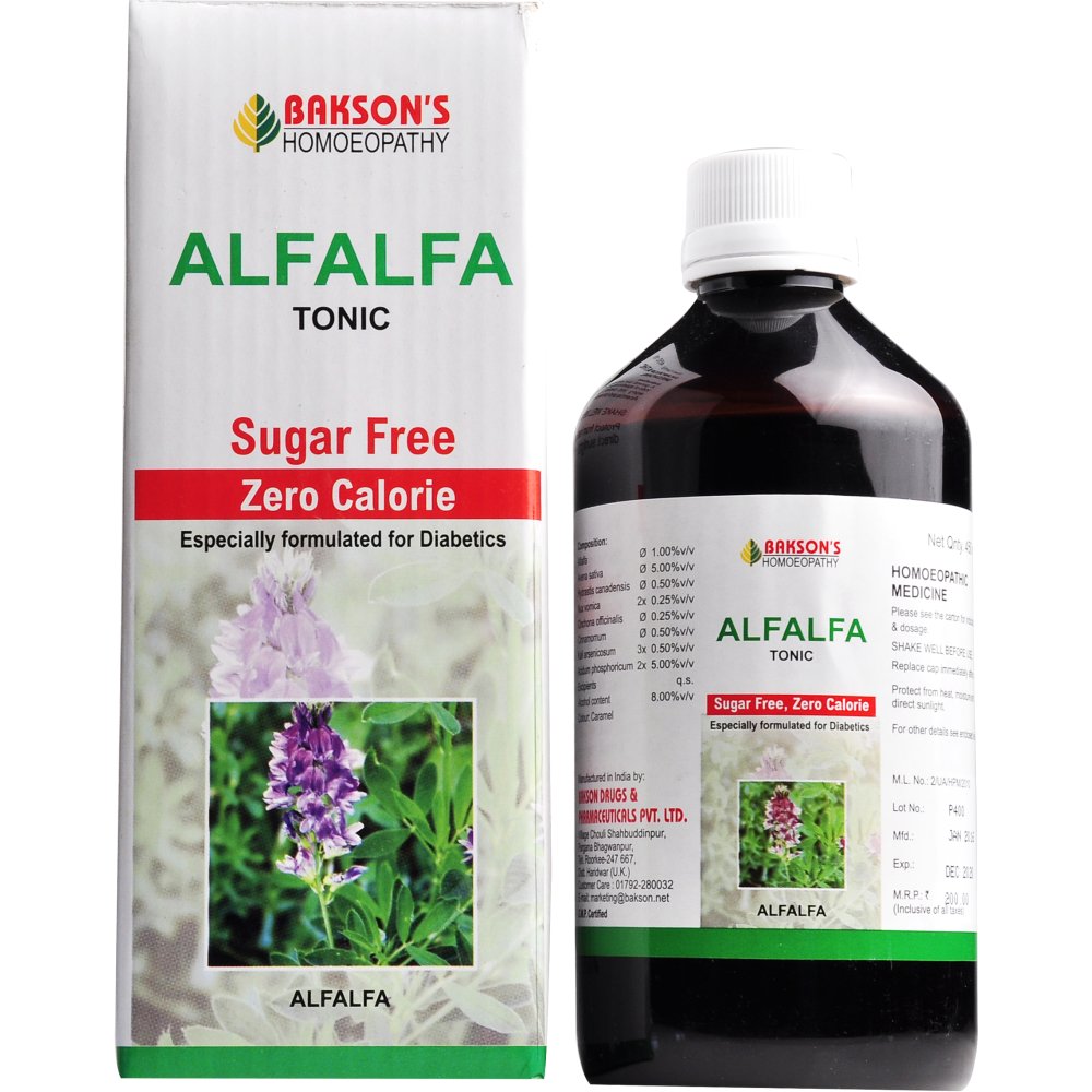Bakson Alfalfa Tonic Sugar Free 450ml Bakson Alfalfa Tonic Sugar Free 450ml
