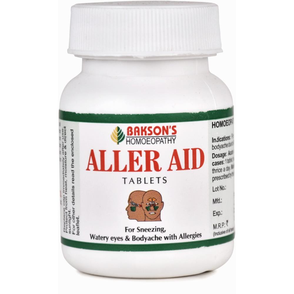 Bakson Aller Aid Tablets 75tab Bakson Aller Aid Tablets 75tab