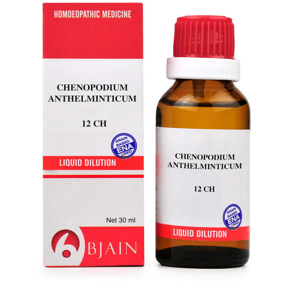 B Jain Chenopodium Anthelminticum 12 CH 30ml B Jain Chenopodium Anthelminticum 12 CH 30ml