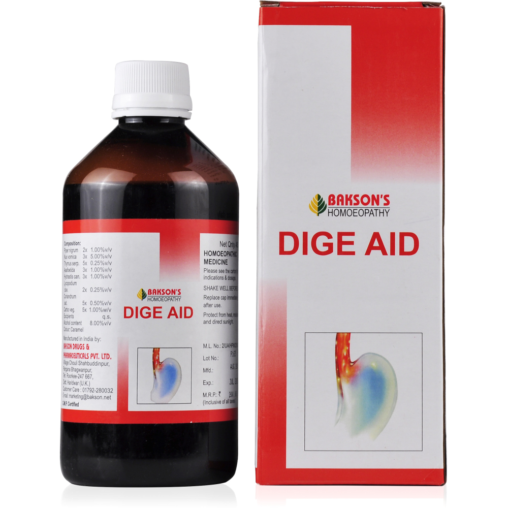 Bakson Dige Aid Syrup 450ml Bakson Dige Aid Syrup 450ml