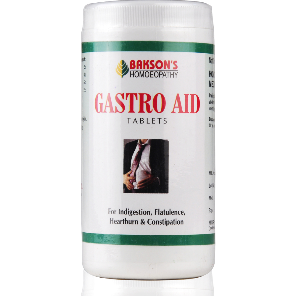 Bakson Gastro Aid Tablets 200tab Bakson Gastro Aid Tablets 200tab