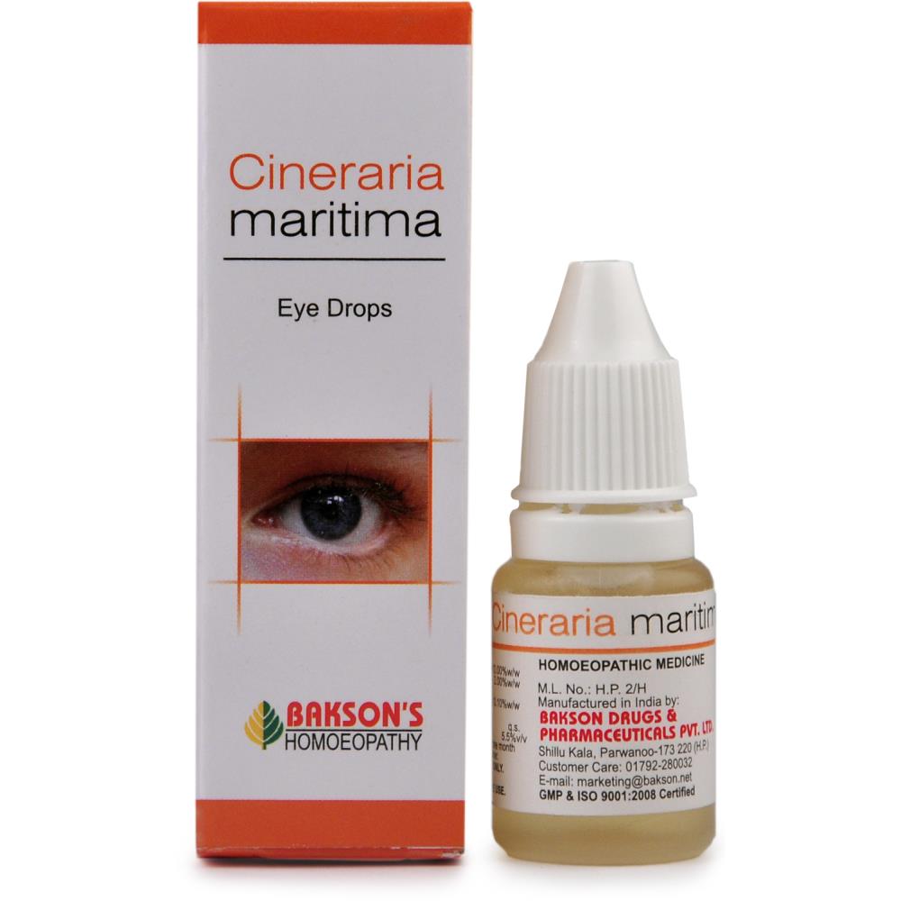 Bakson Cineraria Maritima Eye Drops 10ml Bakson Cineraria Maritima Eye Drops 10ml