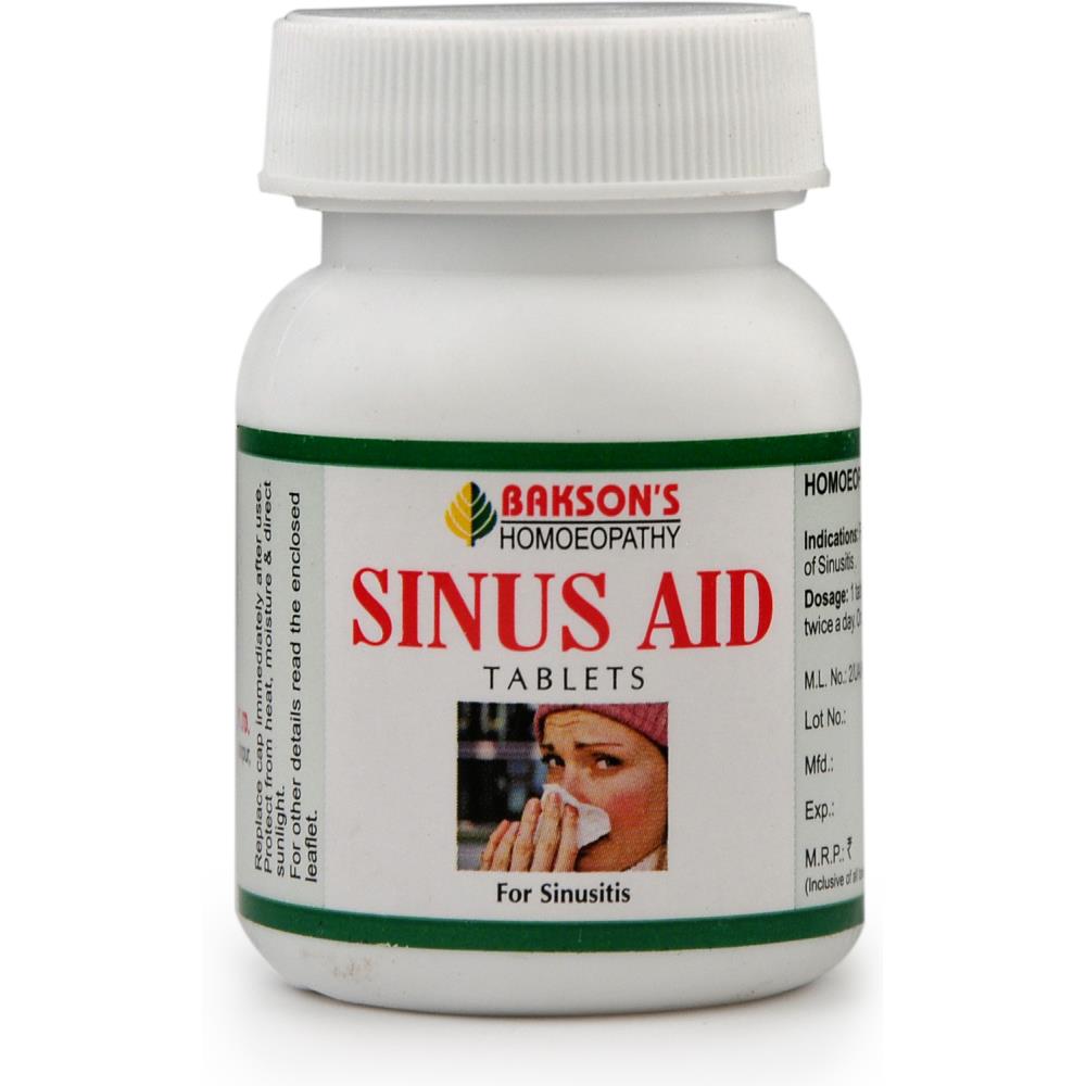 Bakson Sinus Aid Tabs 75tab Bakson Sinus Aid Tabs 75tab