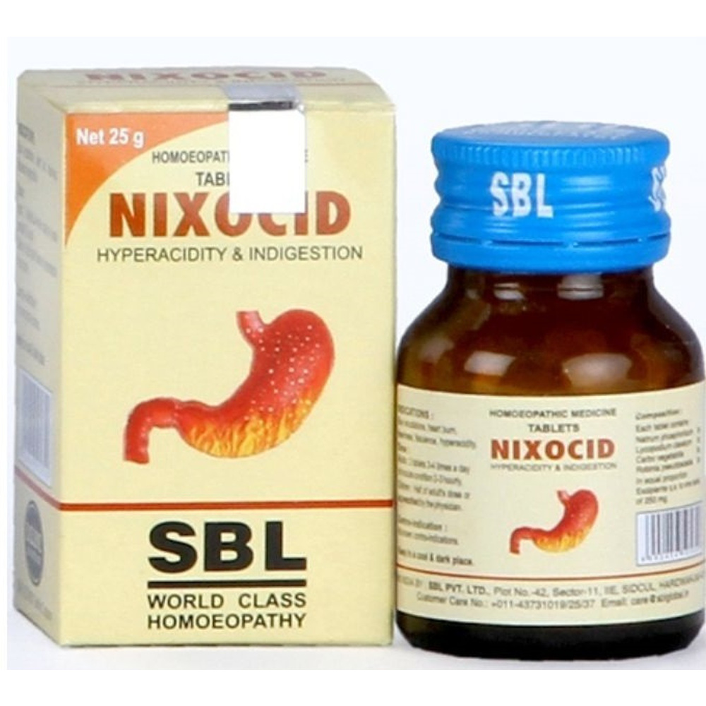 SBL Nixocid Tabs 25g SBL Nixocid Tabs 25g