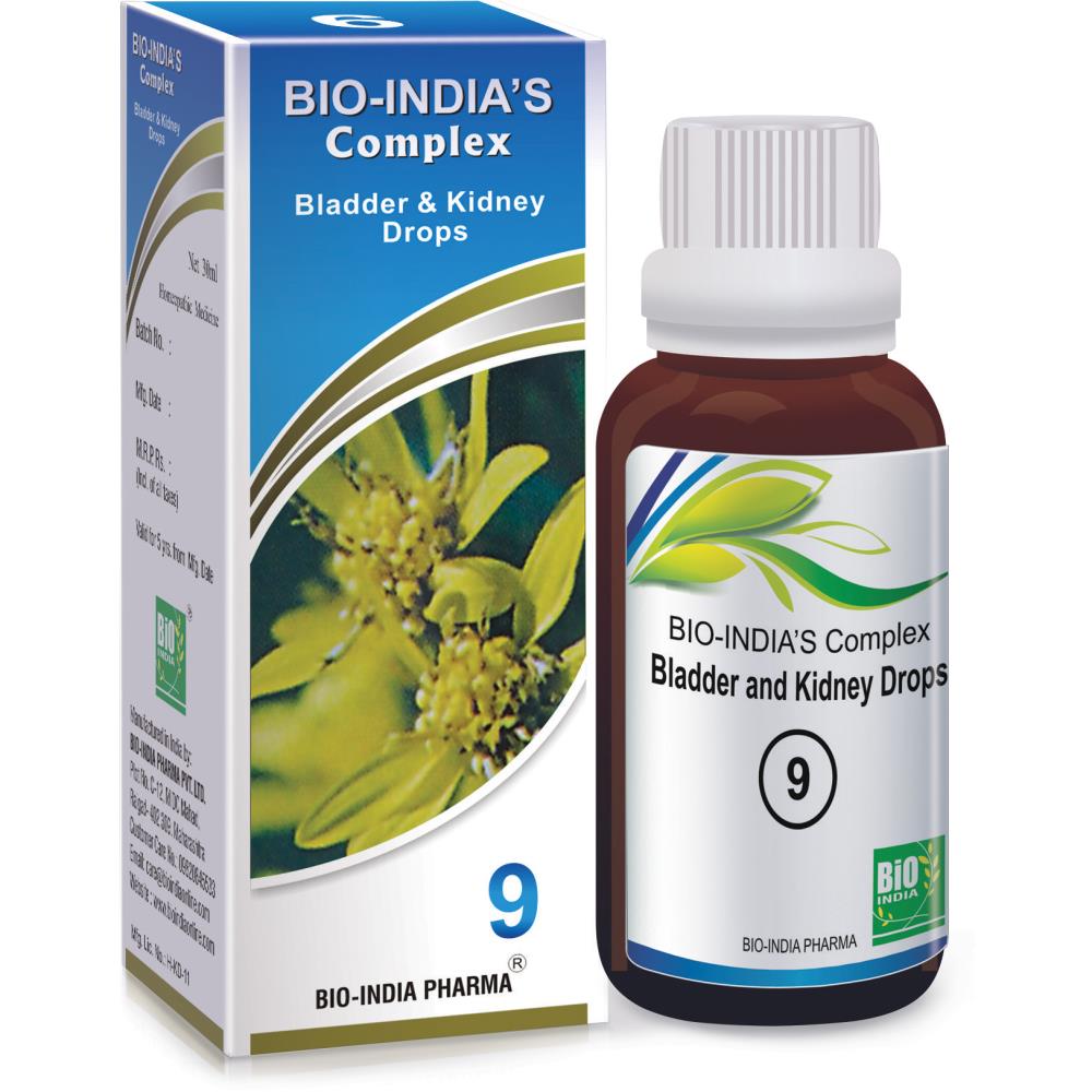 Bio India Bladder And Kidney Drops 30ml Bio India Bladder And Kidney Drops 30ml
