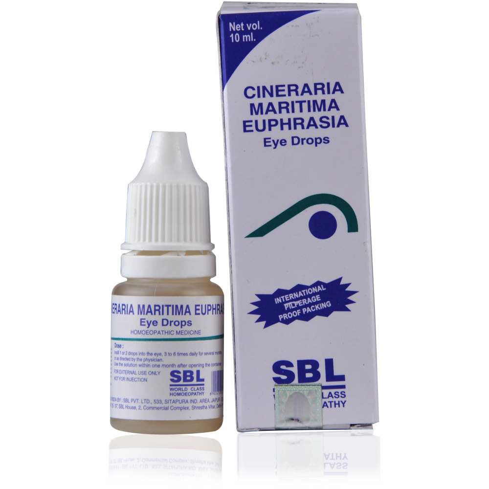 SBL Cineraria Maritima Euphrasia Eye Drops 10ml SBL Cineraria Maritima Euphrasia Eye Drops 10ml