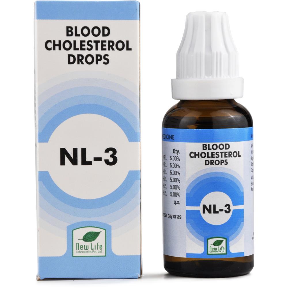New Life NL-3 Blood Cholesterol Drops 30ml New Life NL-3 Blood Cholesterol Drops 30ml