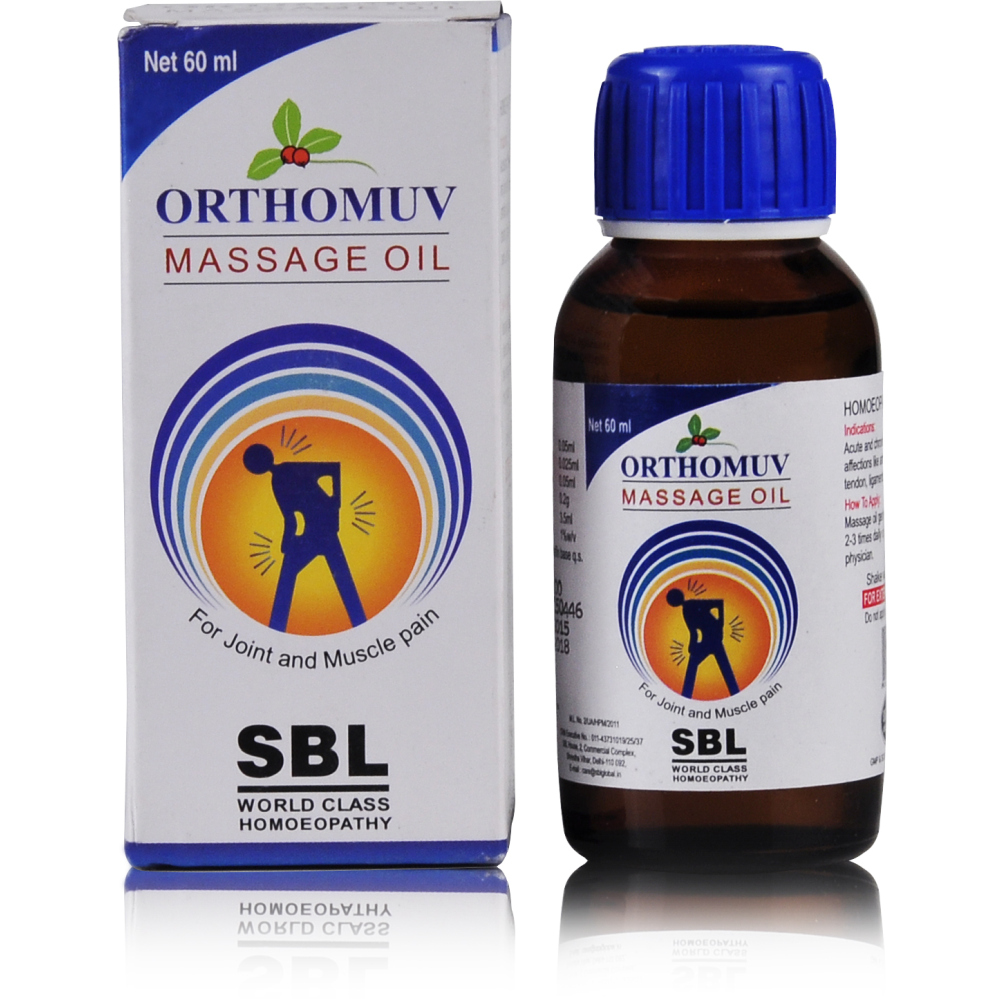 SBL Orthomuv Massage Oil 60ml SBL Orthomuv Massage Oil 60ml