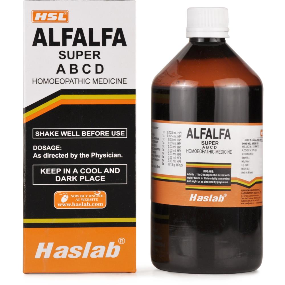 Haslab Alfalfa Super Tonic with Vitamin A B C D 450ml Haslab Alfalfa Super Tonic with Vitamin A B C D 450ml