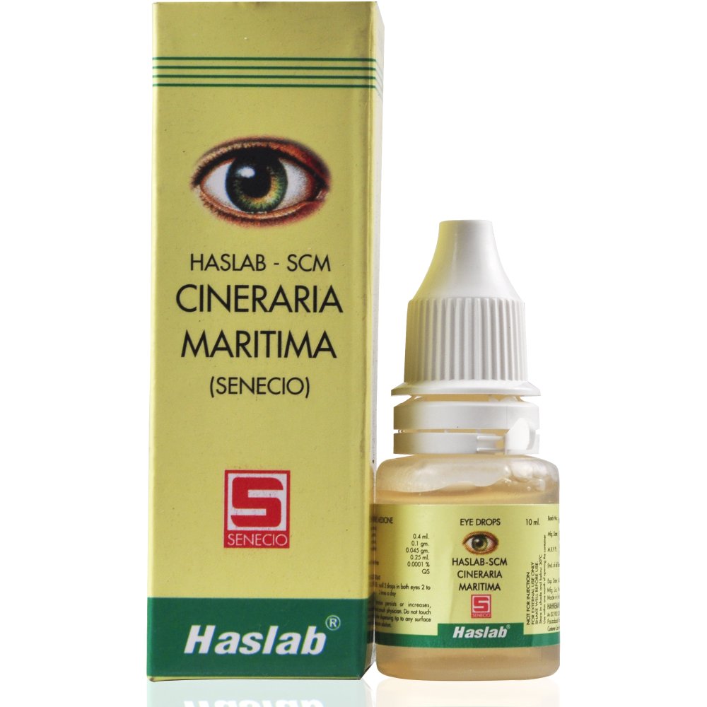 Haslab Cineraria Maritima Eye Drops 10ml Haslab Cineraria Maritima Eye Drops 10ml