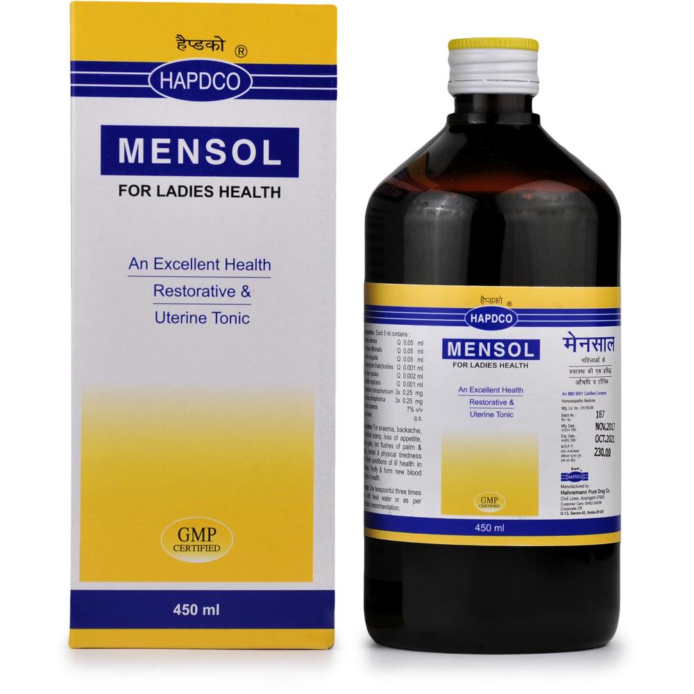 Hapdco Mensol Syrup 450ml Hapdco Mensol Syrup 450ml