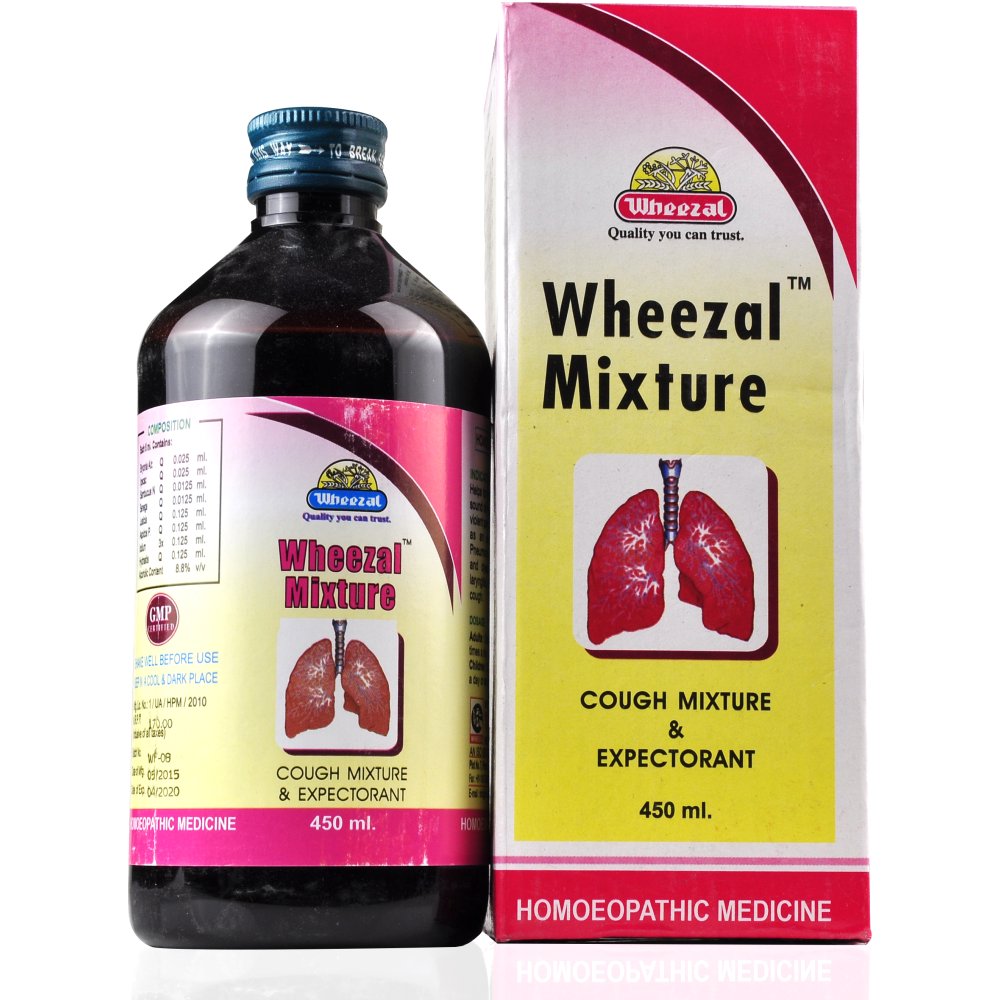Wheezal Cough Mixture 450ml Wheezal Cough Mixture 450ml
