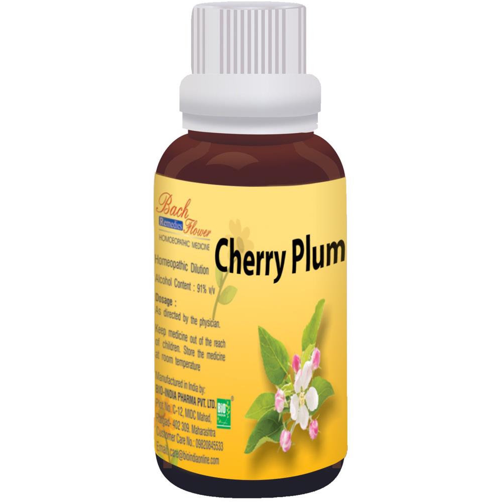Bio India Bach Flower Cherry Plum 100ml Bio India Bach Flower Cherry Plum 100ml