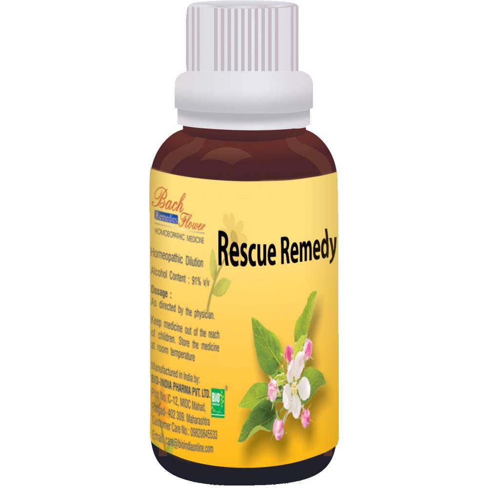 Bio India Bach Flower Rescue Remedy 100ml Bio India Bach Flower Rescue Remedy 100ml