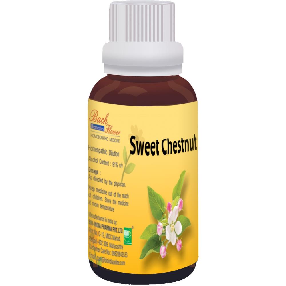 Bio India Bach Flower Sweet Chestnut 100ml Bio India Bach Flower Sweet Chestnut 100ml