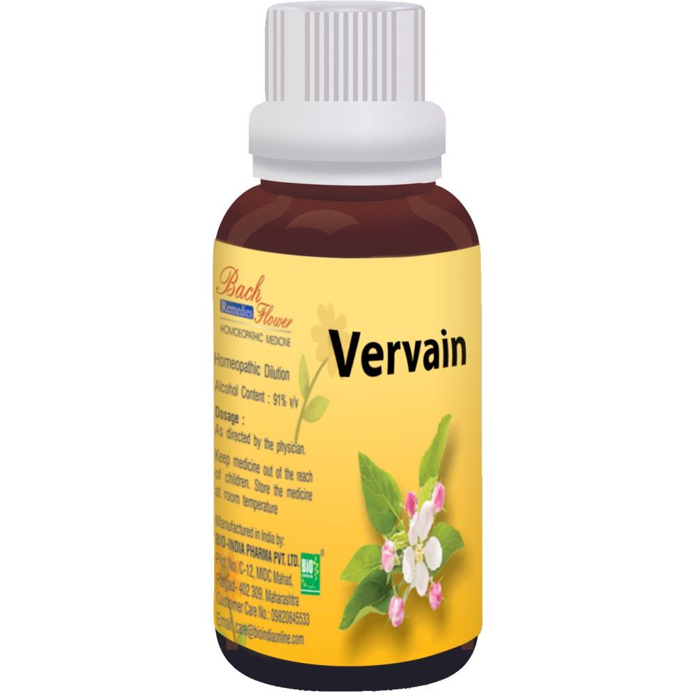 Bio India Bach Flower Vervain 30ml Bio India Bach Flower Vervain 30ml