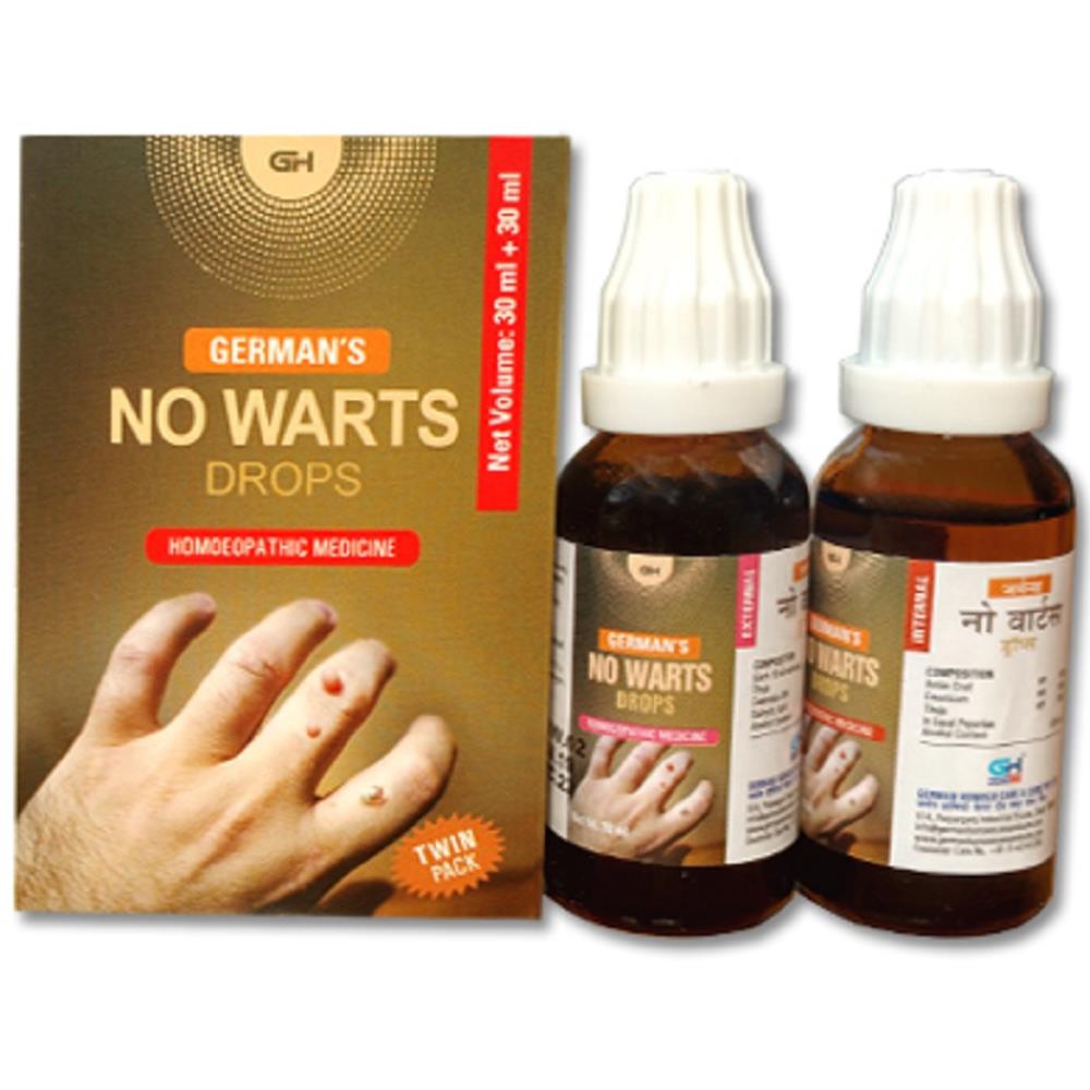 German Homeo Care & Cure No Warts Twin 30ml German Homeo Care & Cure No Warts Twin 30ml
