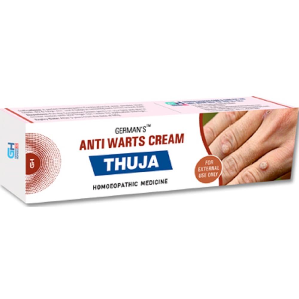 German Homeo Care & Cure Thuja Anti Warts Cream 25g German Homeo Care & Cure Thuja Anti Warts Cream 25g