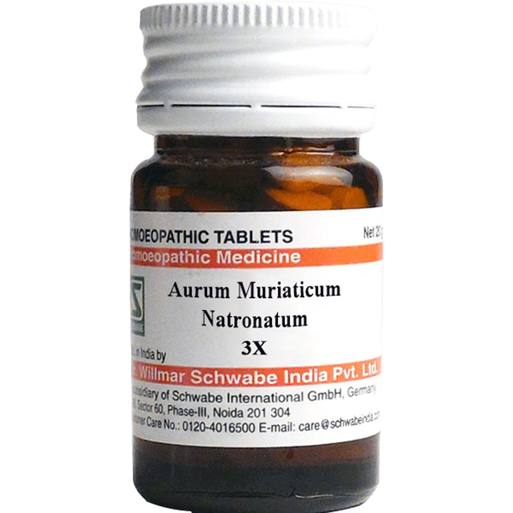 Willmar Schwabe India Aurum Muriaticum Natronatum 3X 20g Willmar Schwabe India Aurum Muriaticum Natronatum 3X 20g