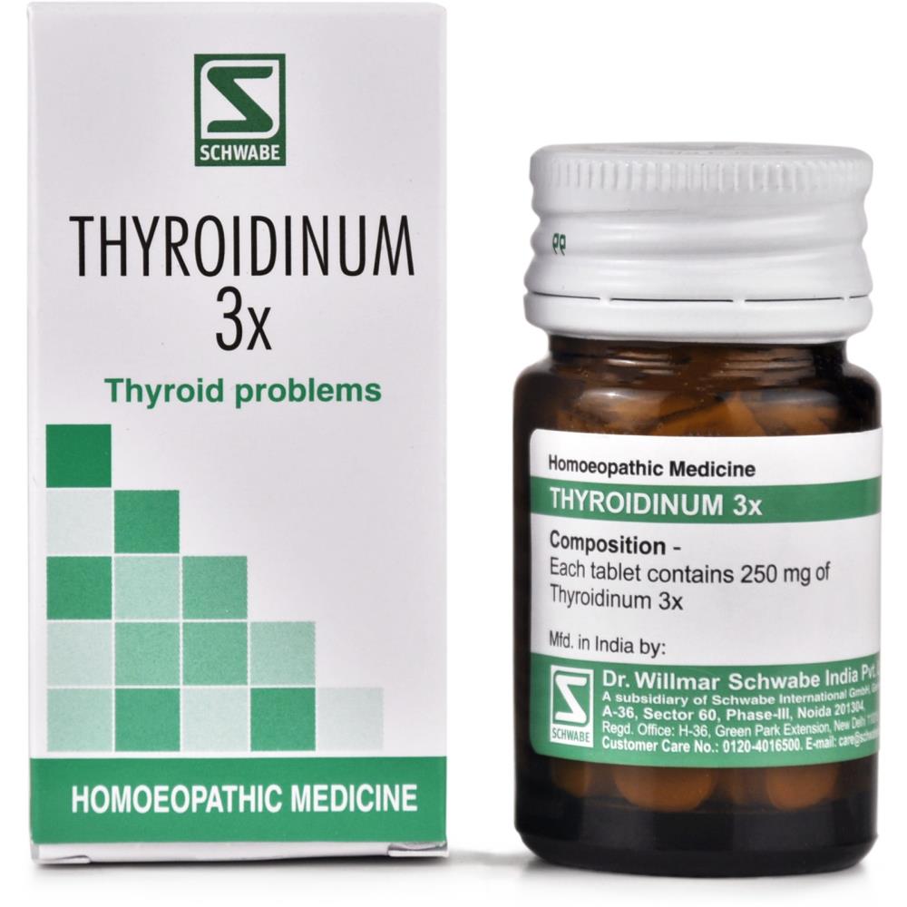 Willmar Schwabe India Thyroidinum 3X 20g Willmar Schwabe India Thyroidinum 3X 20g