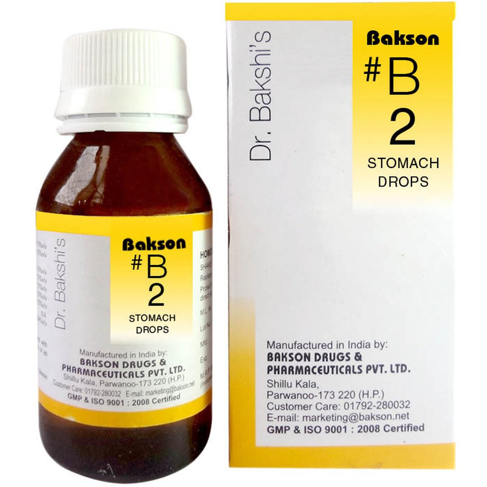 Bakson B2 Stomach Drops 30ml Bakson B2 Stomach Drops 30ml
