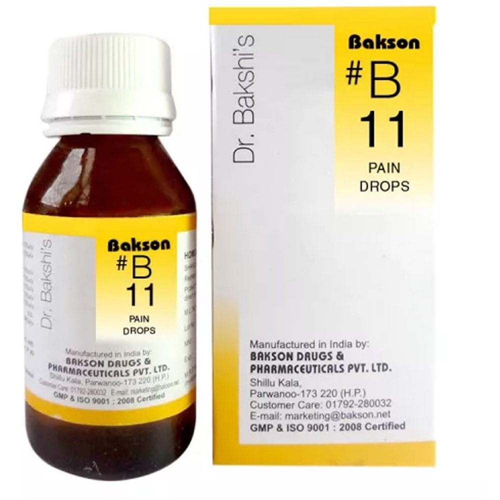 Bakson B11 Pain Drops 30ml Bakson B11 Pain Drops 30ml