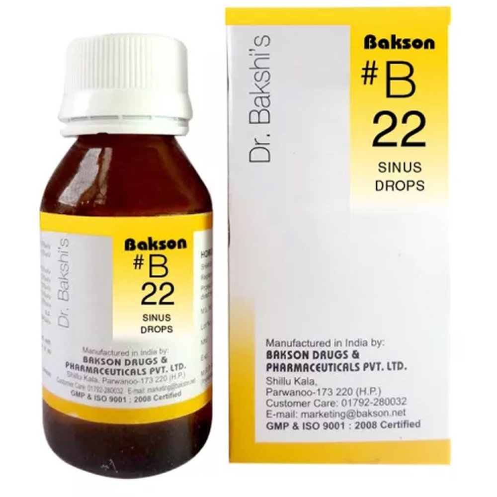 Bakson B22 Sinus Drops 30ml Bakson B22 Sinus Drops 30ml