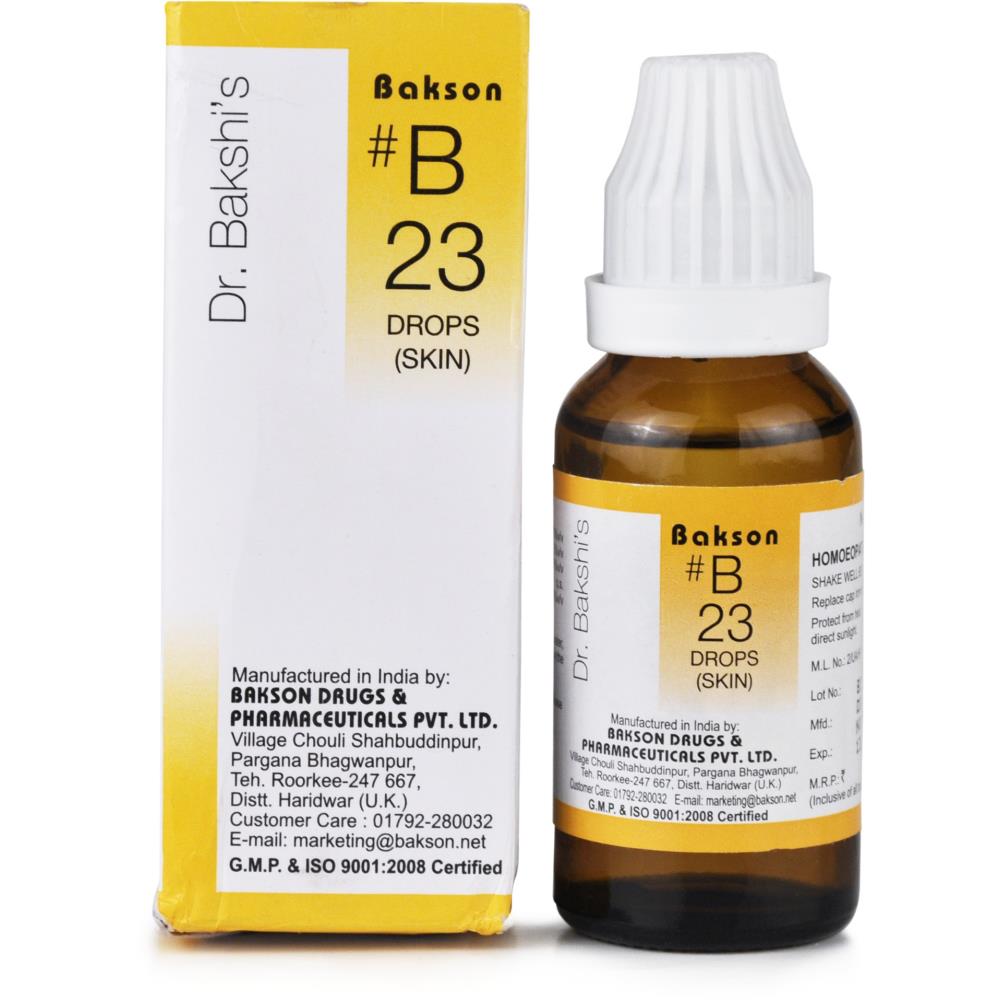 Bakson B23 Skin Drops 30ml Bakson B23 Skin Drops 30ml