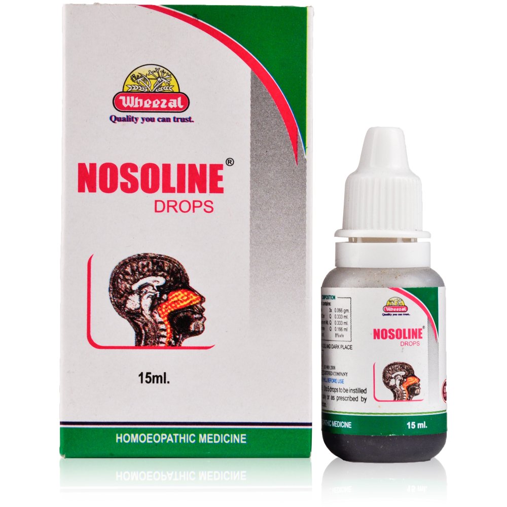 Wheezal Nosoline Drops 15ml Wheezal Nosoline Drops 15ml