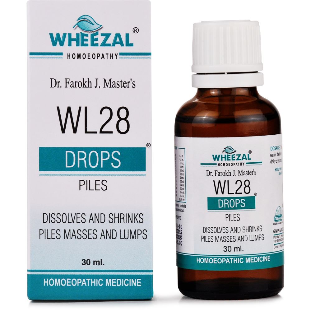 Wheezal WL-28 Piles Drops 30ml Wheezal WL-28 Piles Drops 30ml