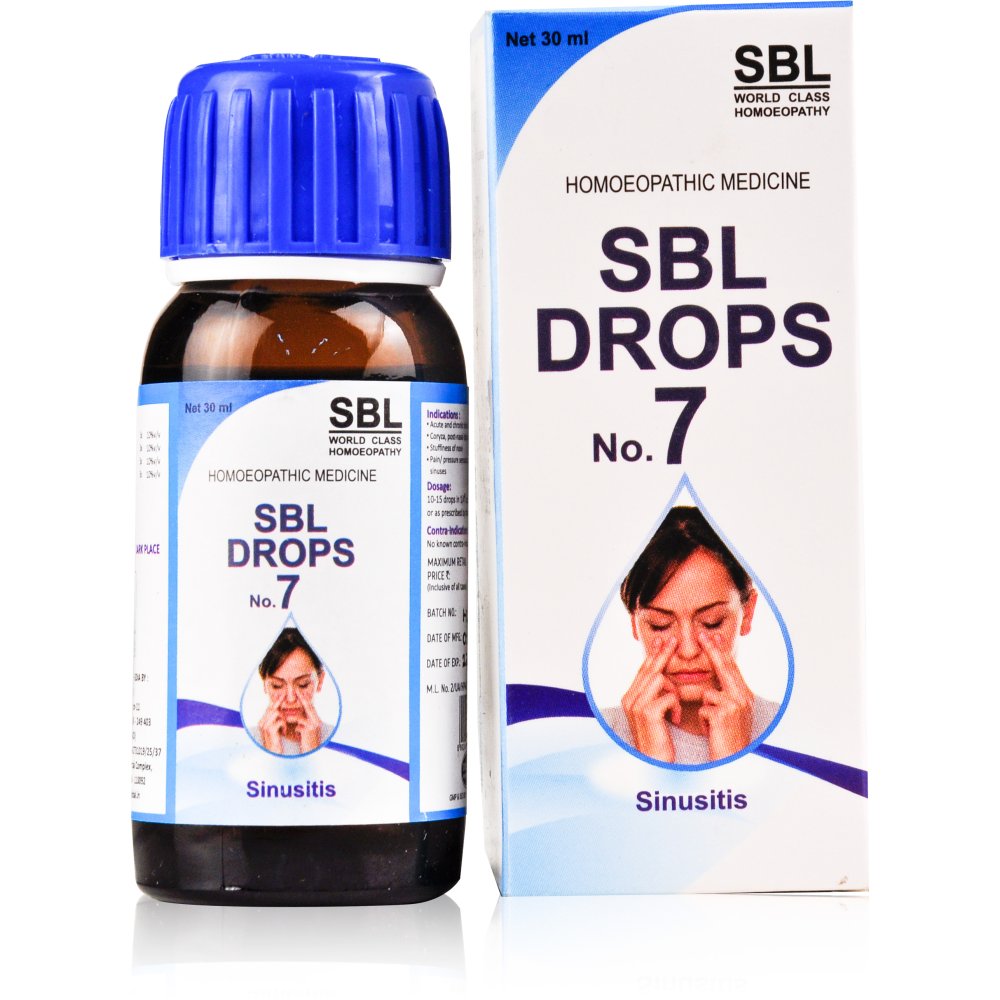 SBL Drops No 7 Sinusitis 30ml SBL Drops No 7 Sinusitis 30ml