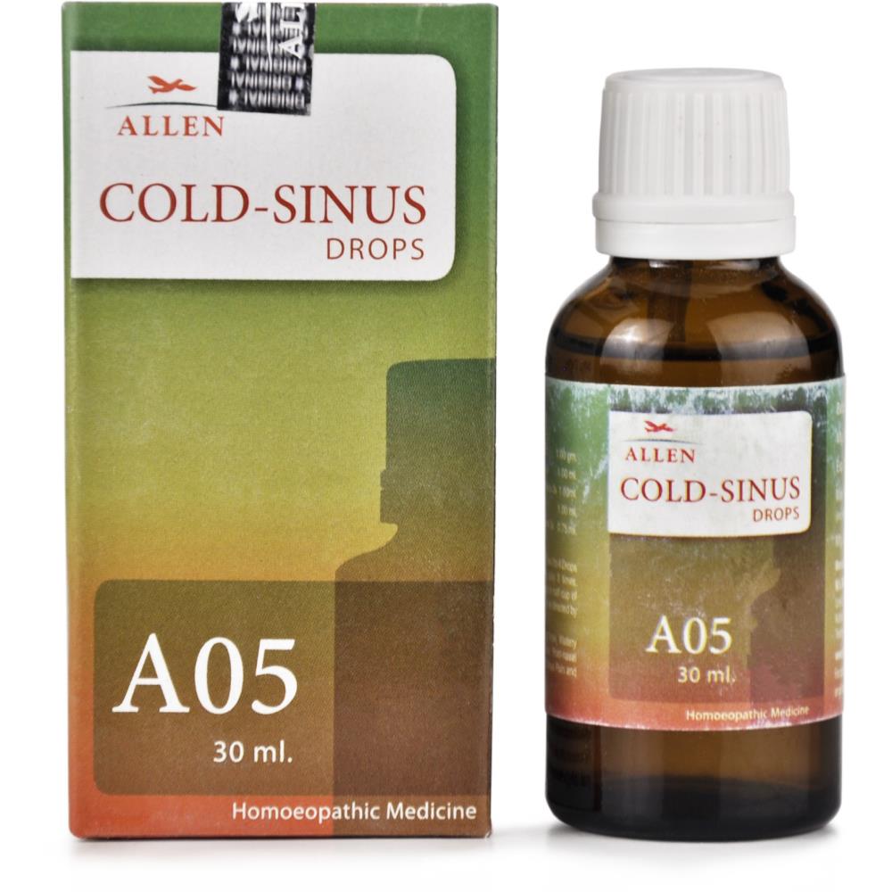 Allen A5 Cold Sinus Drops 30ml Allen A5 Cold Sinus Drops 30ml