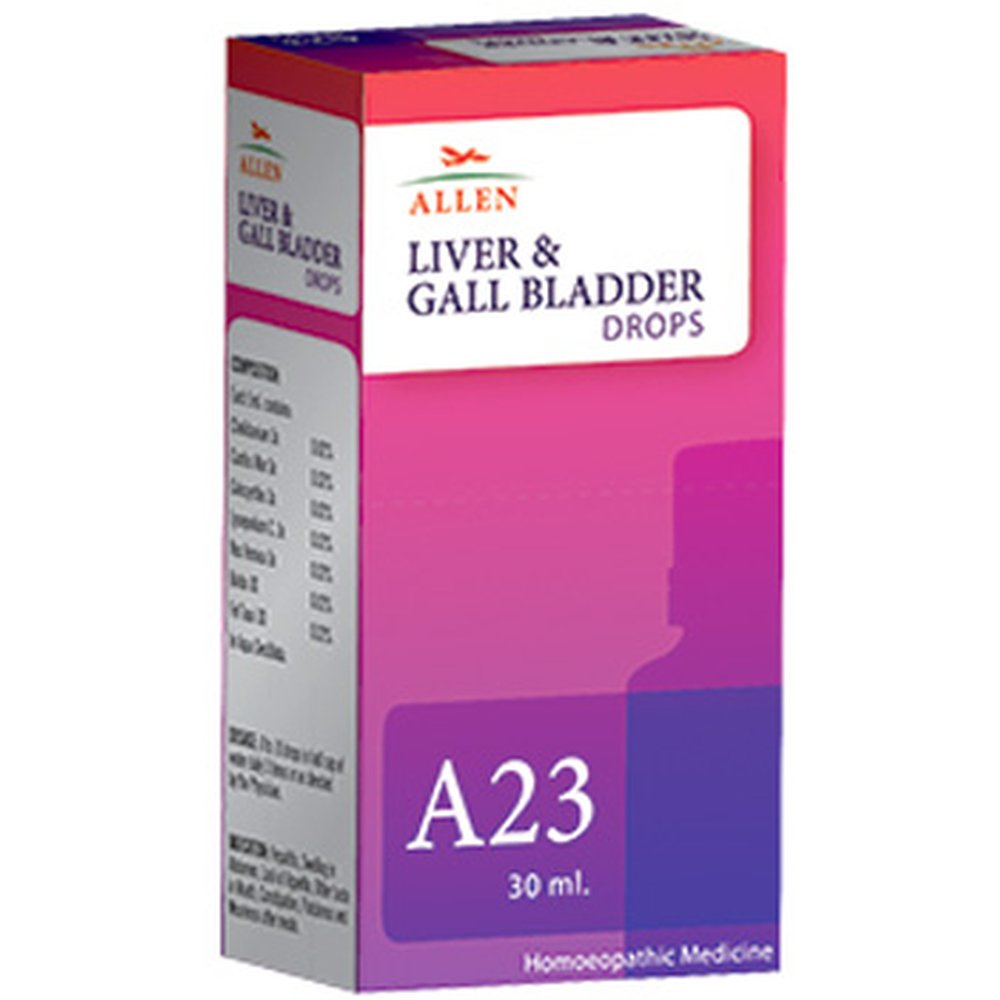 Allen A23 Liver and Gall Bladder Drops 30ml Allen A23 Liver and Gall Bladder Drops 30ml