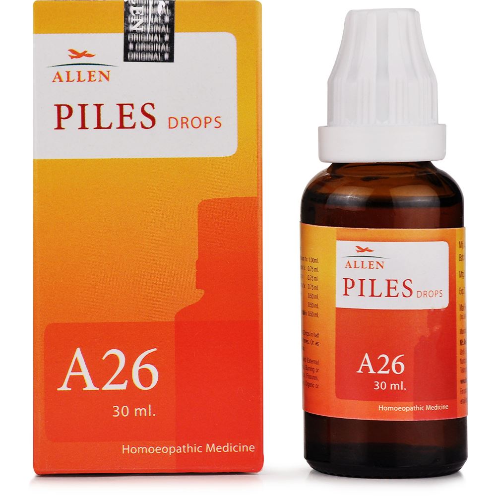 Allen A26 Piles Drops 30ml Allen A26 Piles Drops 30ml