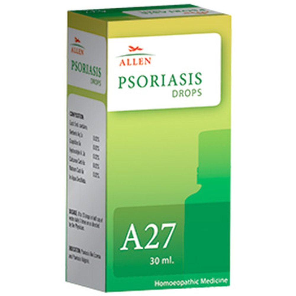 Allen A27 Psoriasis Drops 30ml Allen A27 Psoriasis Drops 30ml