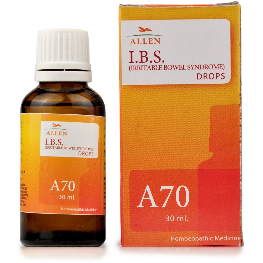 Allen A70 Irritable Bowel Syndrome IBS Drops 30ml Allen A70 Irritable Bowel Syndrome IBS Drops 30ml