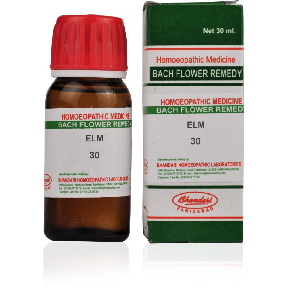 Bhandari Bach Flower Elm 30ml Bhandari Bach Flower Elm 30ml