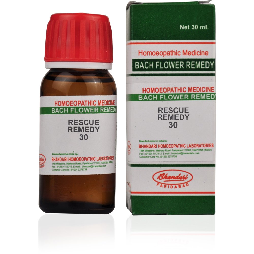 Bhandari Bach Flower Rescue Remedy 30ml Bhandari Bach Flower Rescue Remedy 30ml