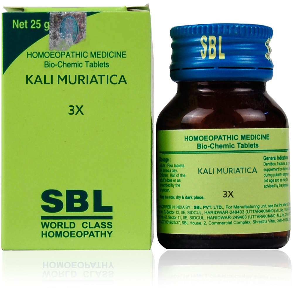 SBL Kali Muriaticum 3X 25g SBL Kali Muriaticum 3X 25g